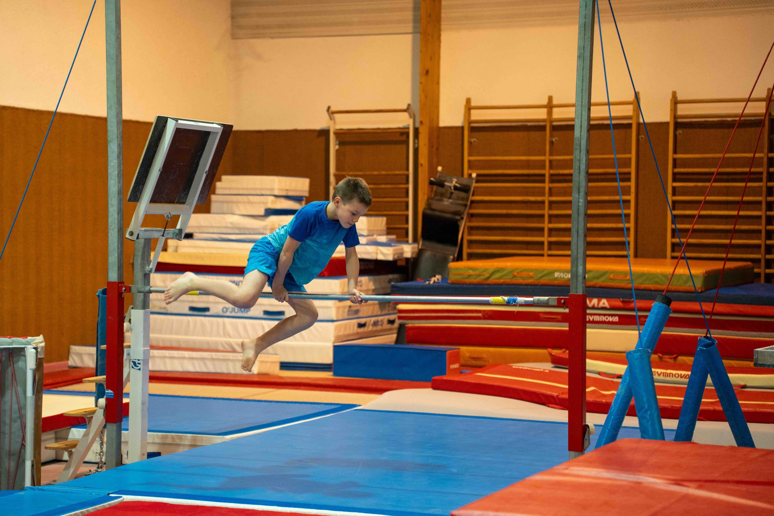 Pratiquants de parkour à l&rsquo;Espérance Carpinienne