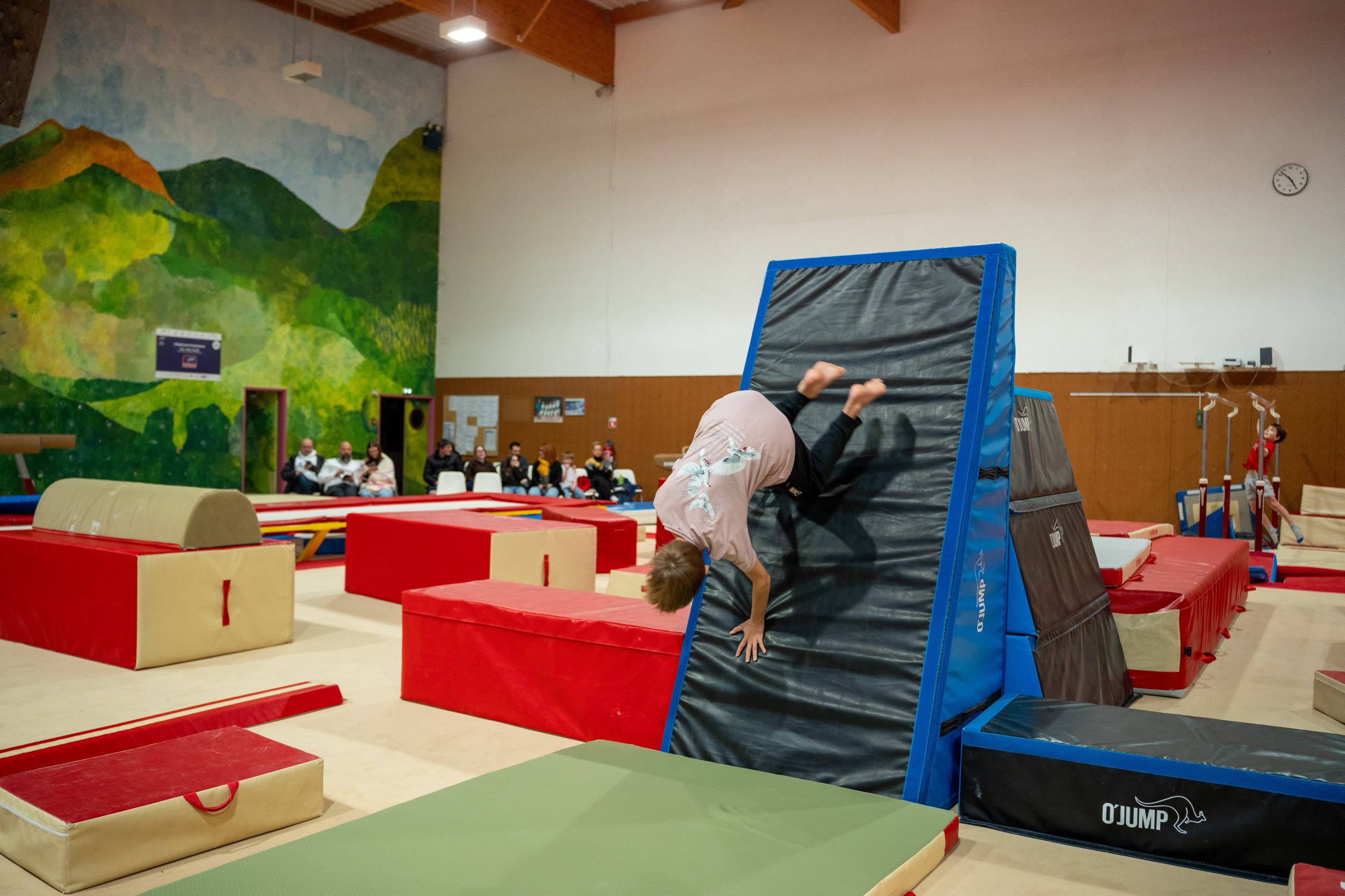 Séance de parkour à l&rsquo;Espérance Carpinienne